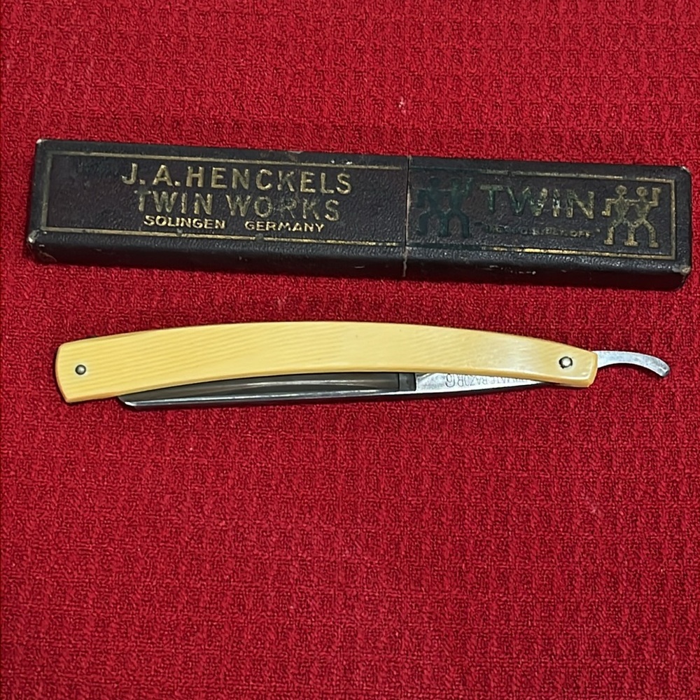 Vintage Straight Razor J.A. Henckels Solingen Germany